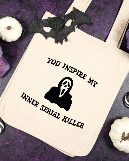 Inner Serial Killer Tote Bags