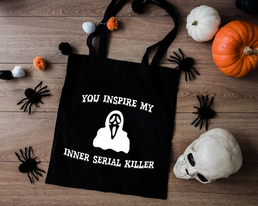 Inner Serial Killer Tote Bags
